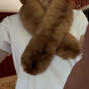 Vintage Clearfield Furriers Mink scarf/collar with mink hat from Kaufmann’s